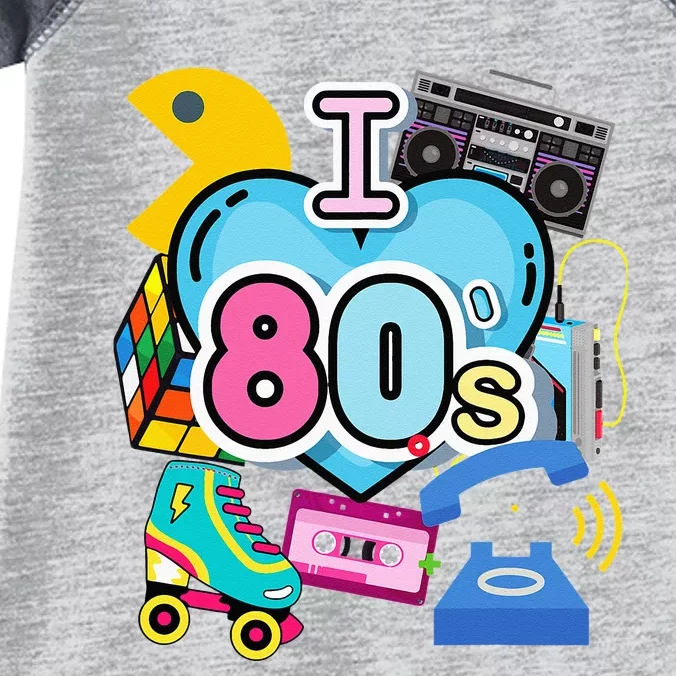 Nostalgic I Love The 80s Trip Down Memory Lane 80s Style Infant Baby Jersey Bodysuit