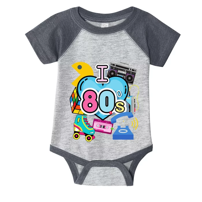 Nostalgic I Love The 80s Trip Down Memory Lane 80s Style Infant Baby Jersey Bodysuit