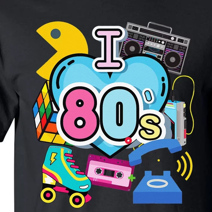 Nostalgic I Love the 80's Trip Down Memory Lane 80's Style Tall T-Shirt