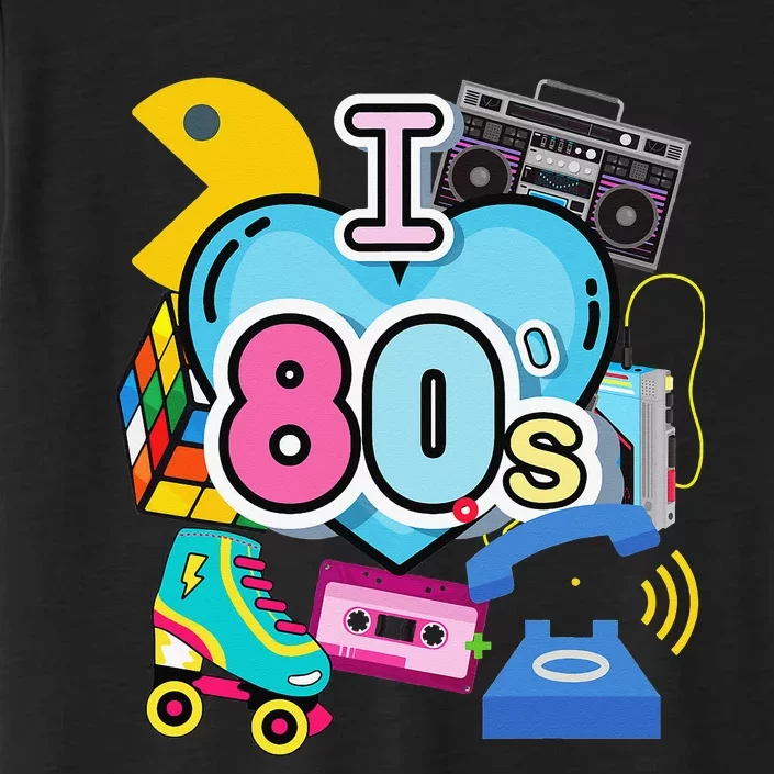 Nostalgic I Love the 80's Trip Down Memory Lane 80's Style ChromaSoft Performance T-Shirt