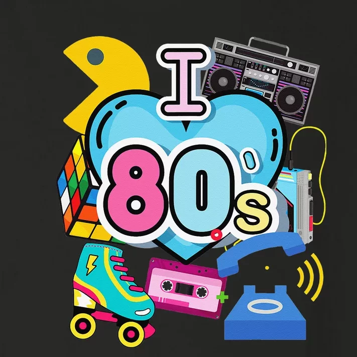 Nostalgic I Love the 80's Trip Down Memory Lane 80's Style Toddler Long Sleeve Shirt