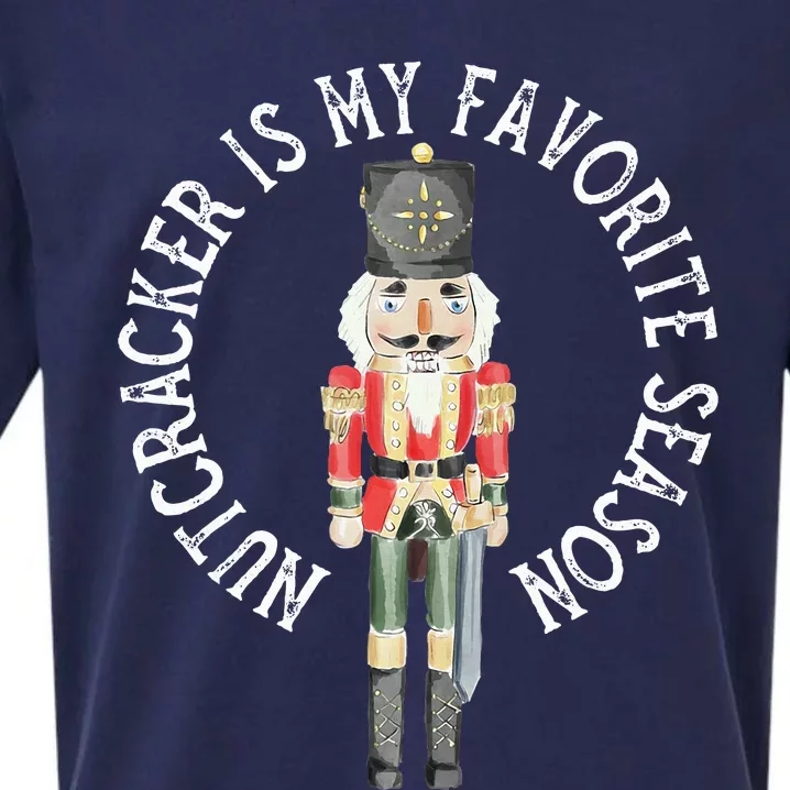 Nutcracker Is My Favorite Season Christmas Sueded Cloud Jersey T-Shirt