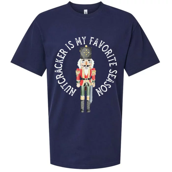 Nutcracker Is My Favorite Season Christmas Sueded Cloud Jersey T-Shirt