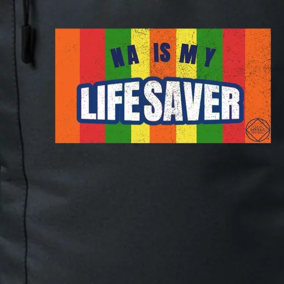 Na Is My Lifesaver Pop Art Narcotics Anonymous Aa Funny Gift Daily Commute Backpack