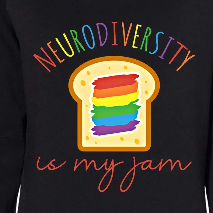 Neurodiversity Is My Jam Embrace Autism Awareness Acceptance Gift Womens California Wash Sweatshirt