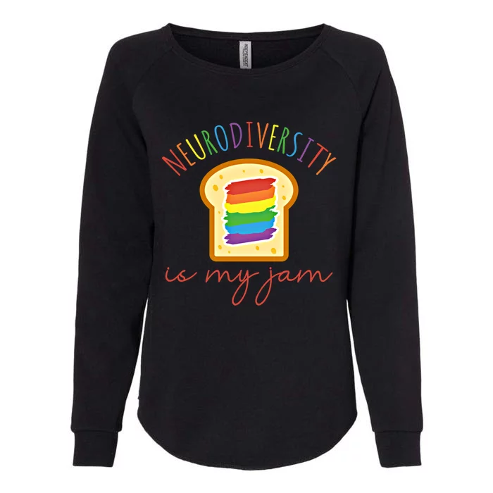 Neurodiversity Is My Jam Embrace Autism Awareness Acceptance Gift Womens California Wash Sweatshirt