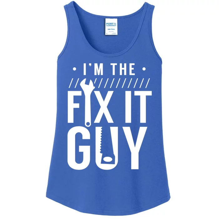 Name Is Mr Fix It Handy Hobbyist Diy Handy Tinkerer Gift Ladies Essential Tank