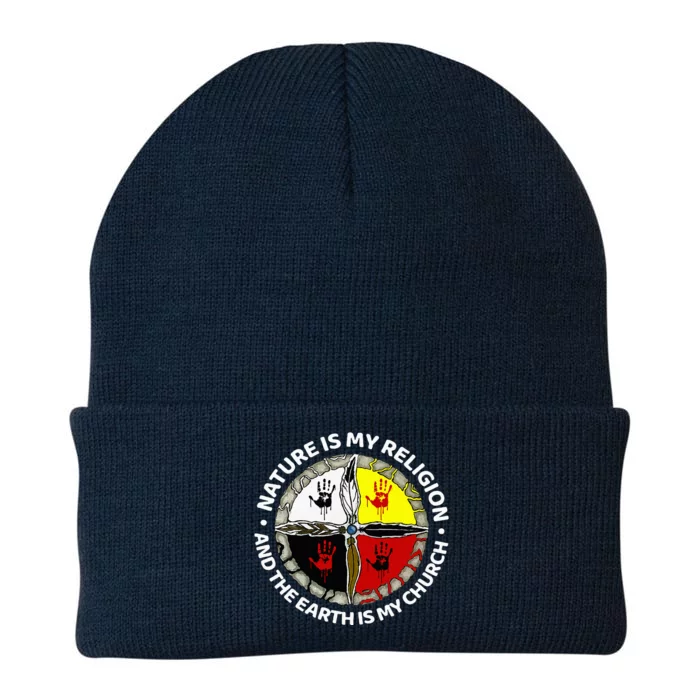 Nature Is My Religion And The Earth Is My Church Knit Cap Winter Beanie