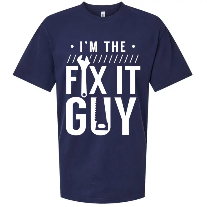 Name Is Mr Fix It Handy Hobbyist Diy Handy Tinkerer Cute Gift Sueded Cloud Jersey T-Shirt