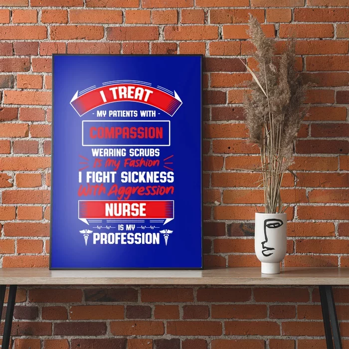 Nurse Is My Profession Medical Staff Nursing Cool Gift Poster