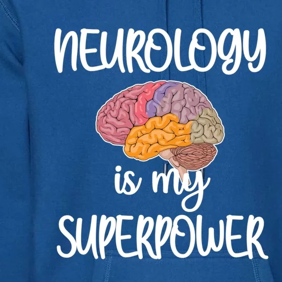 Neurology Is My Superpower Neurologist Neurology Tech Nurse Gift Premium Hoodie