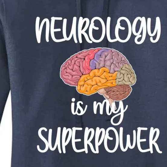 Neurology Is My Superpower Neurologist Neurology Tech Nurse Gift Women's Pullover Hoodie