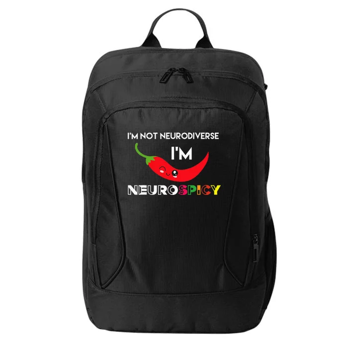 Neurodiverse Im Neurospicy Autism ADHD Spectrum City Backpack