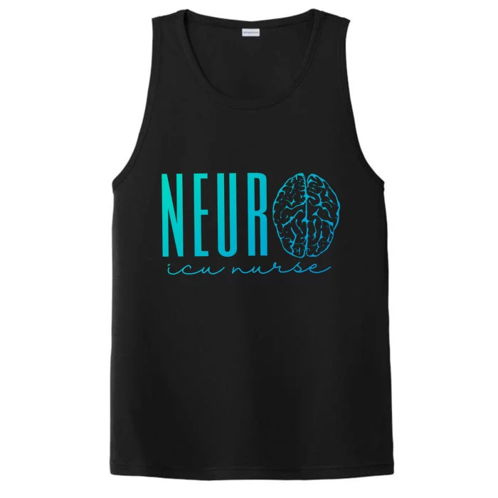 Neuro Icu Nurse Neurology Intensive Care Unit Funny Gift Cool Gift Performance Tank