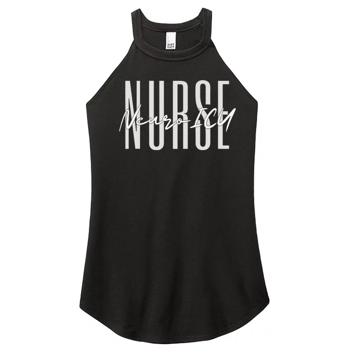 Neuro ICU Nurse Neurology Nursing Surgical Neuro Tech Women’s Perfect Tri Rocker Tank