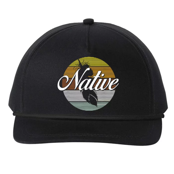 Native Indian Native American Pride Indigenous Cherokee Snapback Five-Panel Rope Hat