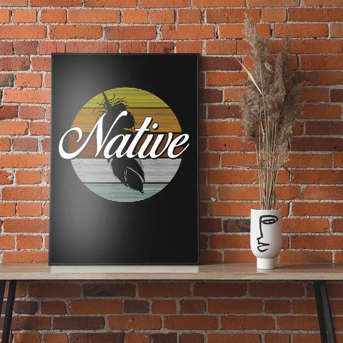 Native Indian Native American Pride Indigenous Cherokee Poster