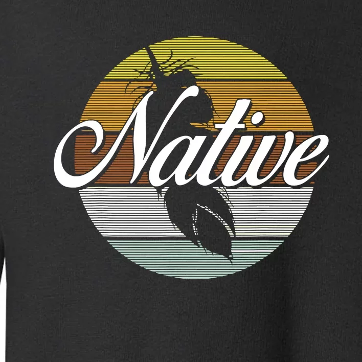 Native Indian Native American Pride Indigenous Cherokee Toddler Sweatshirt