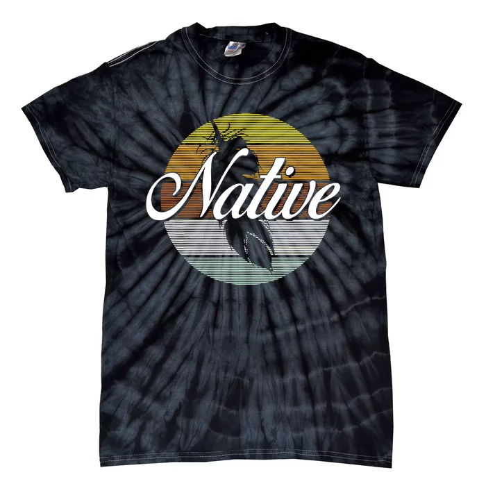 Native Indian Native American Pride Indigenous Cherokee Tie-Dye T-Shirt