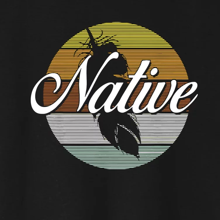 Native Indian Native American Pride Indigenous Cherokee Women's Crop Top Tee