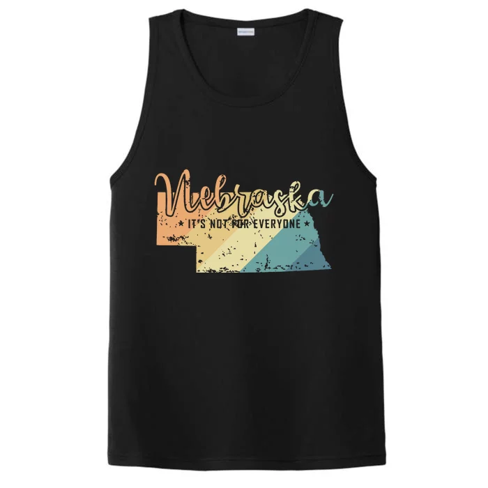 Nebraska Its Not For Everyone Usa America Performance Tank