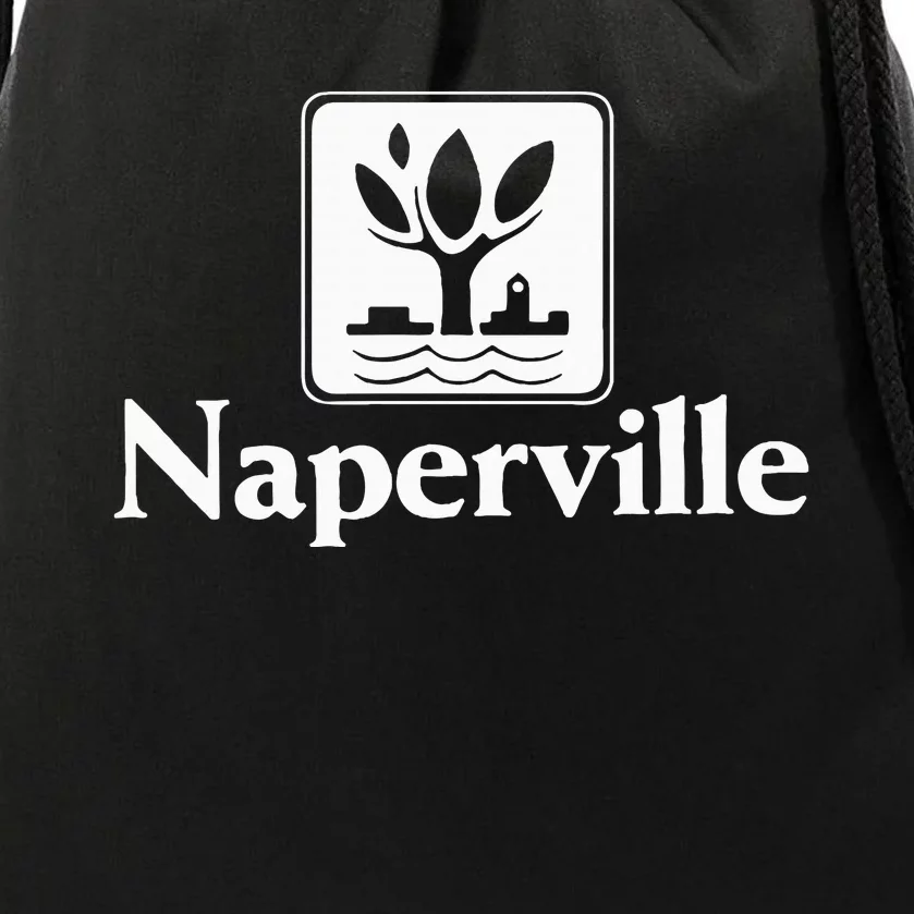 Naperville Illinois Drawstring Bag