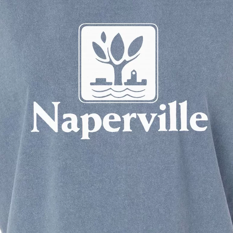 Naperville Illinois Garment-Dyed Women's Muscle Tee