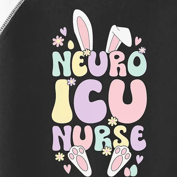 Neuro ICU Nurse Easter Bunny Neuro ICU Nursing Easter Day Toddler Fine Jersey T-Shirt