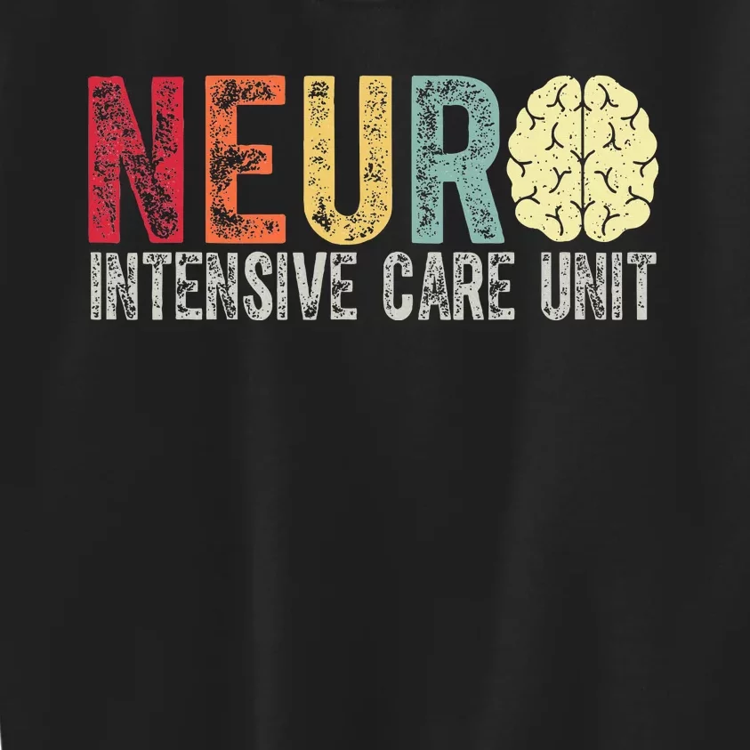 Neuro Icu Nurse Brain Nursing Intensive Care Unit Rn Kids Sweatshirt