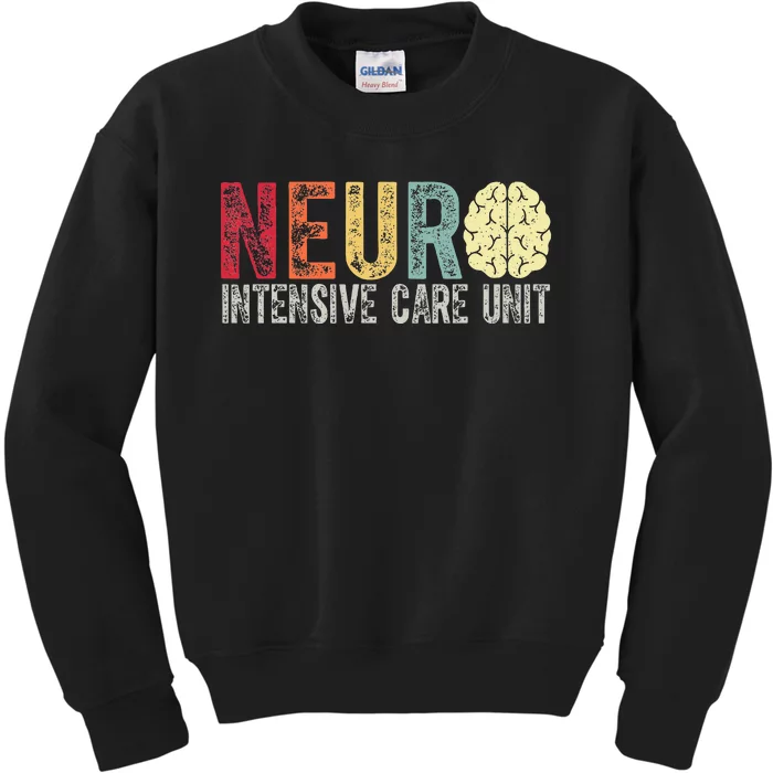 Neuro Icu Nurse Brain Nursing Intensive Care Unit Rn Kids Sweatshirt