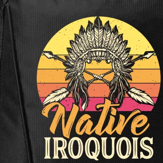 Native Iroquois Native Pride American Indian Tribe Gift City Backpack