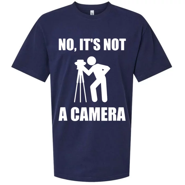 No Its Not A Camera Engineer Land Surveyor Sueded Cloud Jersey T-Shirt