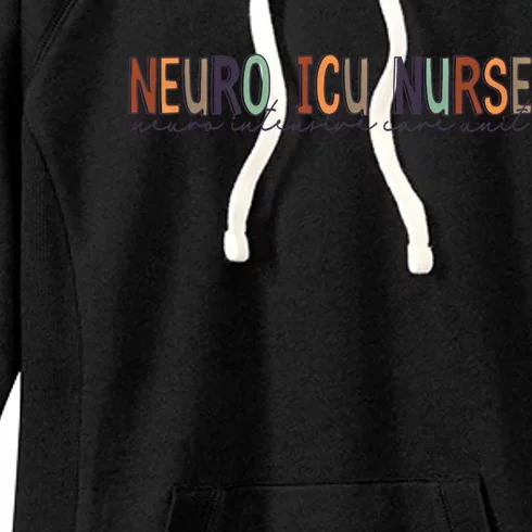 Neuro Icu Nurse Neuro Intensive Care Autism Therapist Tee Gift Women's Fleece Hoodie