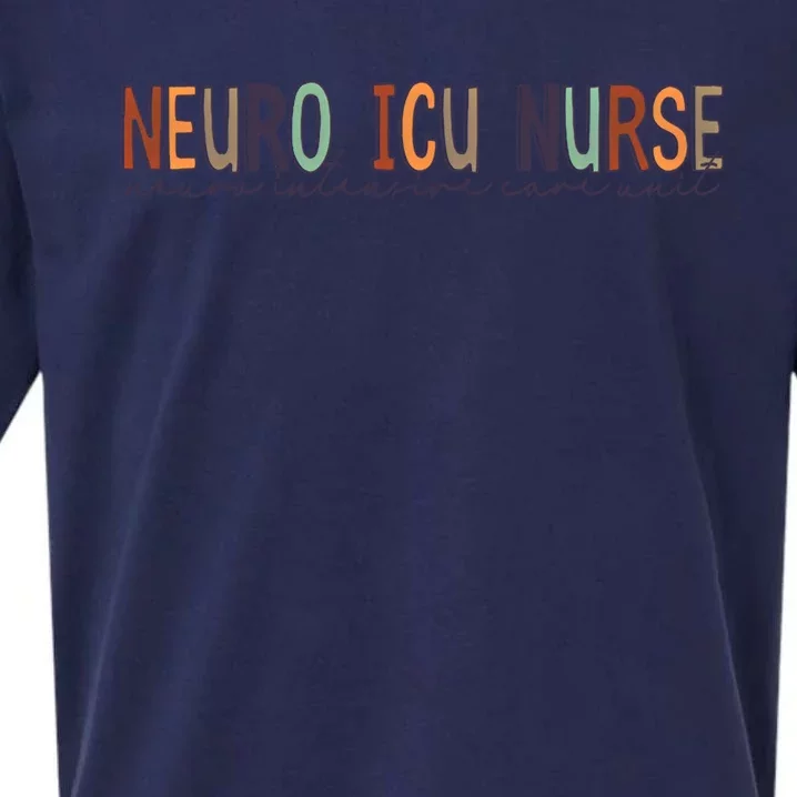 Neuro Icu Nurse Neuro Intensive Care Autism Therapist Tee Gift Sueded Cloud Jersey T-Shirt