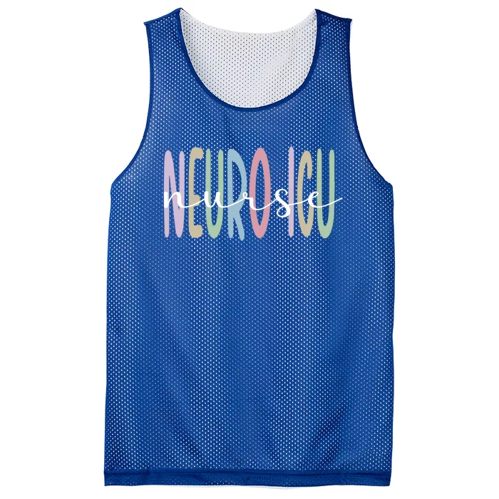 Neuro Icu Nurse Appreciation Neurology Intensive Care Unit Funny Gift Mesh Reversible Basketball Jersey Tank