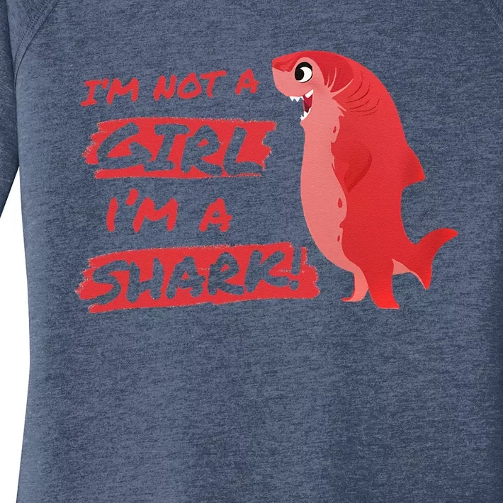 Nimona Im Not A Im A Shark Shapeshifting Hero Women's Perfect Tri Tunic Long Sleeve Shirt