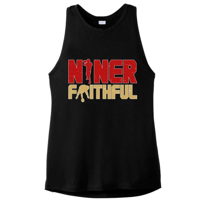 Niner Faithful Ladies Tri-Blend Wicking Tank