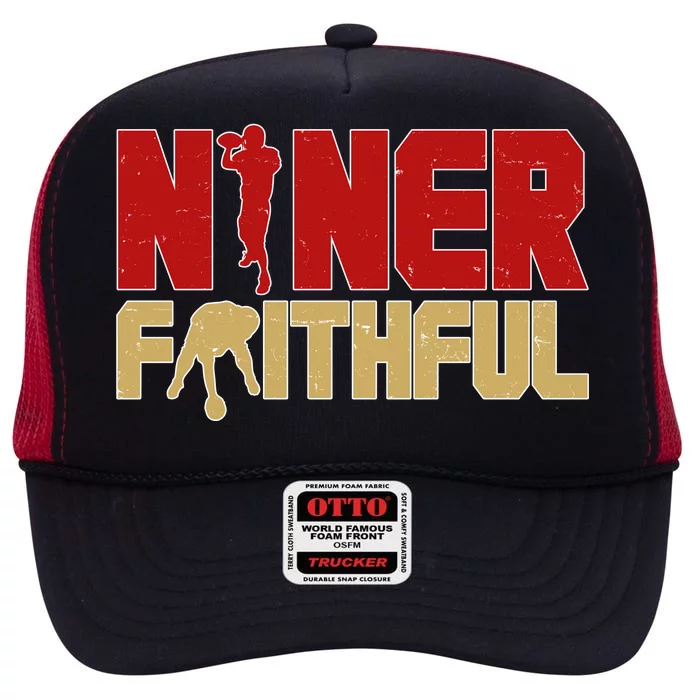 Niner Faithful High Crown Mesh Trucker Hat