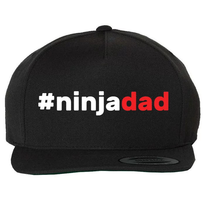 Ninja Dad Wool Snapback Cap