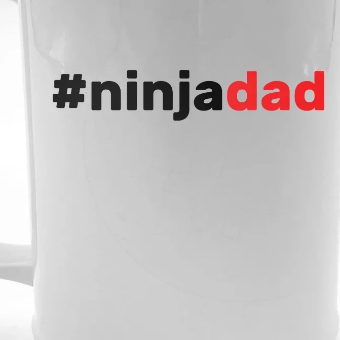 Ninja Dad Front & Back Beer Stein