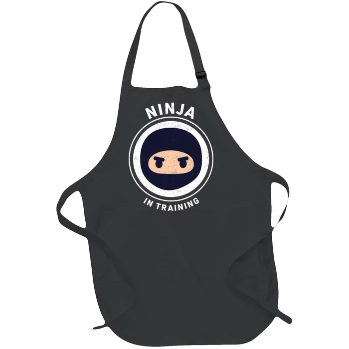 Ninja In Training Full-Length Apron With Pocket