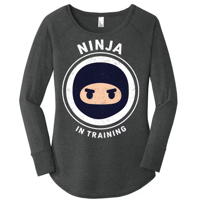 Ninja In Training Women's Perfect Tri Tunic Long Sleeve Shirt