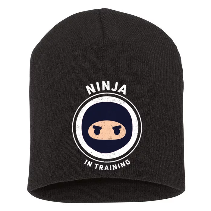 Ninja In Training Short Acrylic Beanie