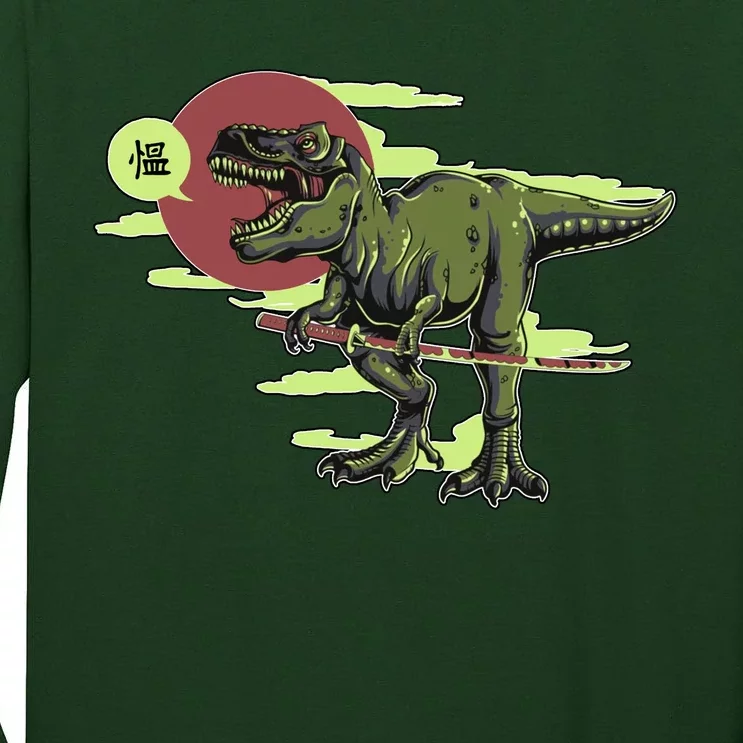 Ninja T-Rex Tall Long Sleeve T-Shirt