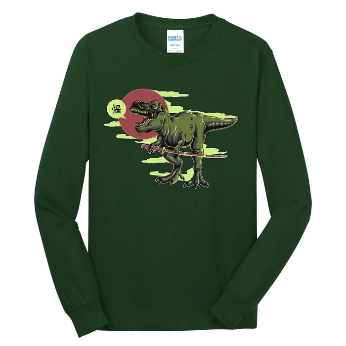 Ninja T-Rex Tall Long Sleeve T-Shirt