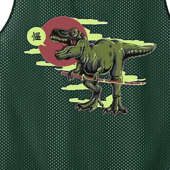 Ninja T-Rex Mesh Reversible Basketball Jersey Tank