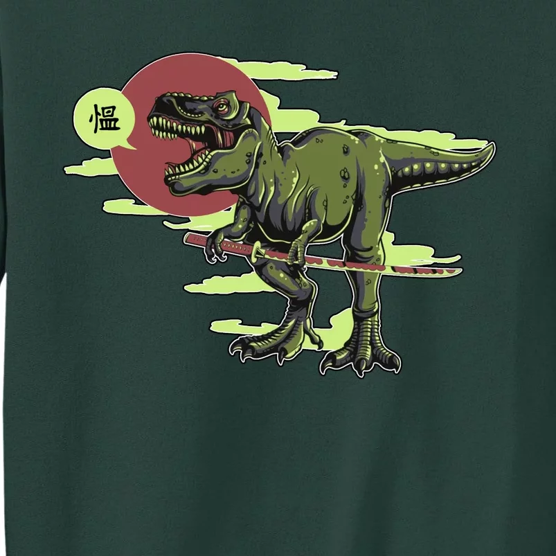 Ninja T-Rex Tall Sweatshirt