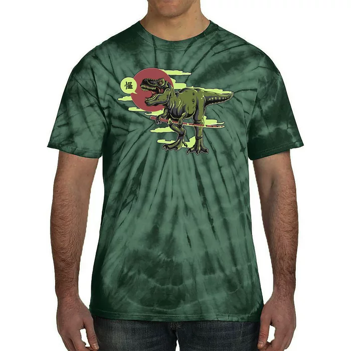 Ninja T-Rex Tie-Dye T-Shirt