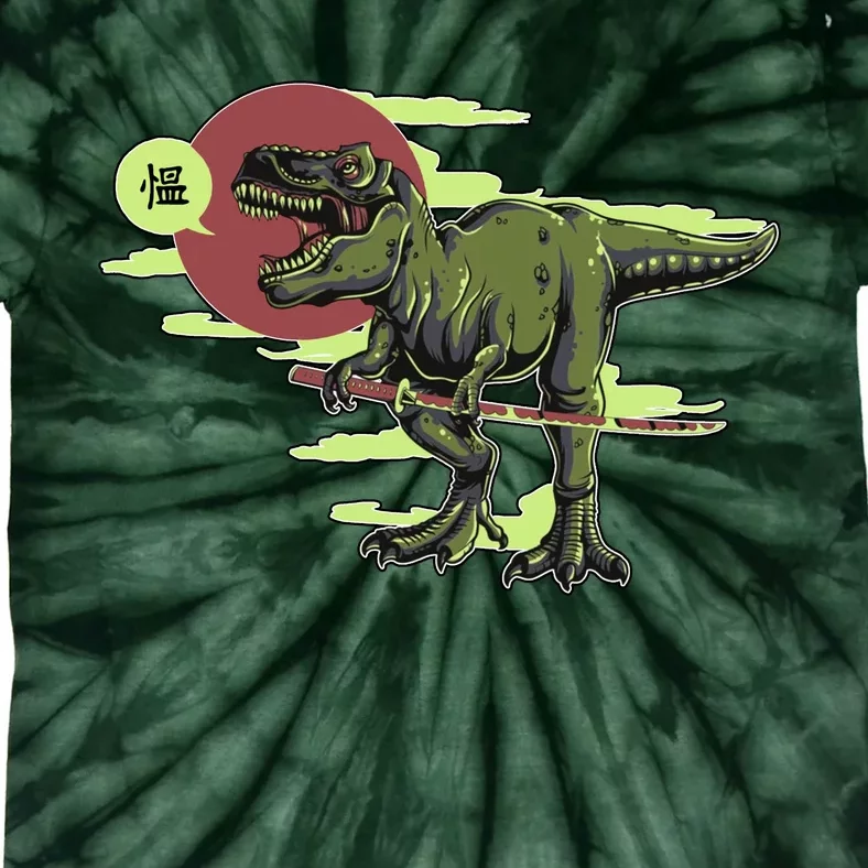 Ninja T-Rex Tie-Dye T-Shirt