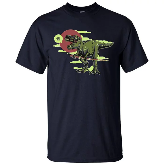 Ninja T-Rex Tall T-Shirt